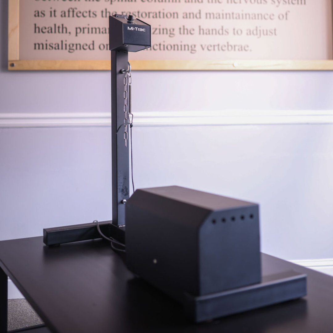 picture of the mi-trac cervical traction device used in chiropractic neck therapy in loganvilla, georgia